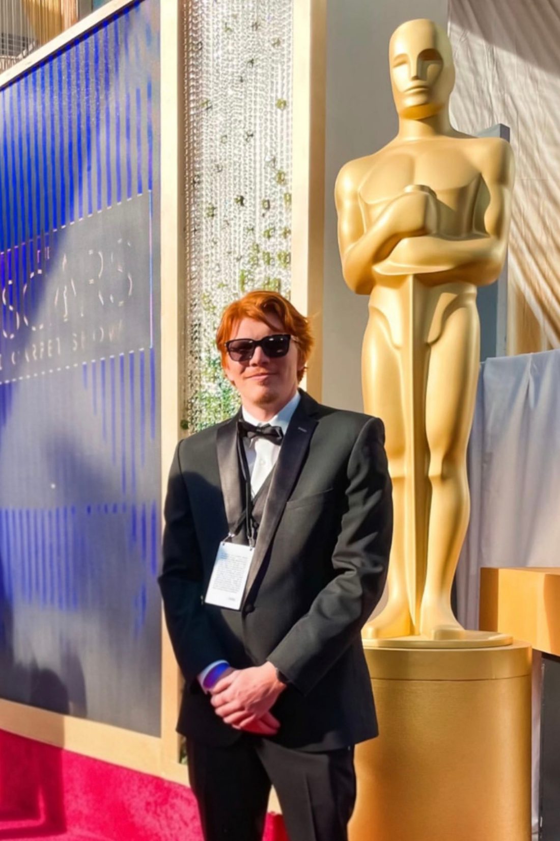 Brandon Burnworth at the Academy Awards